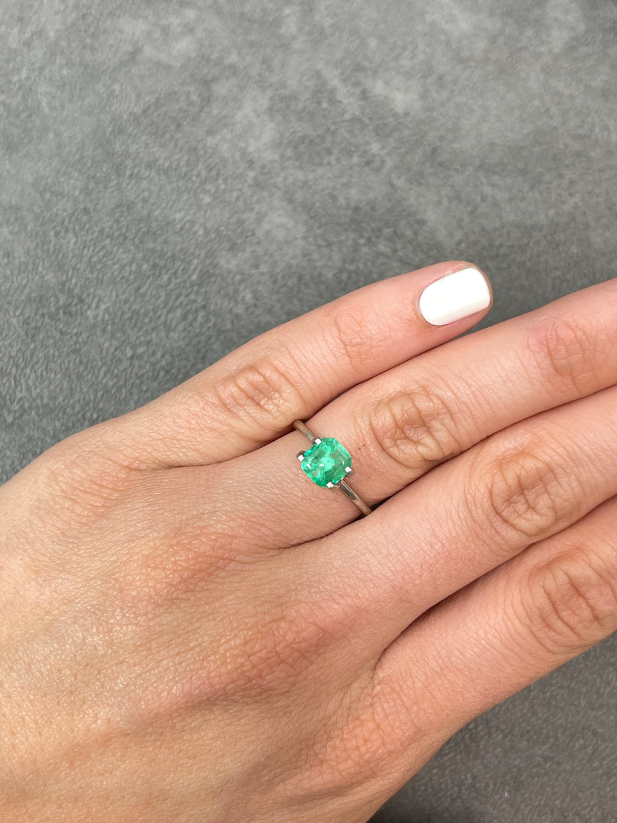Large Asscher Cut Emerald - 70 Carat Natural Gemstone