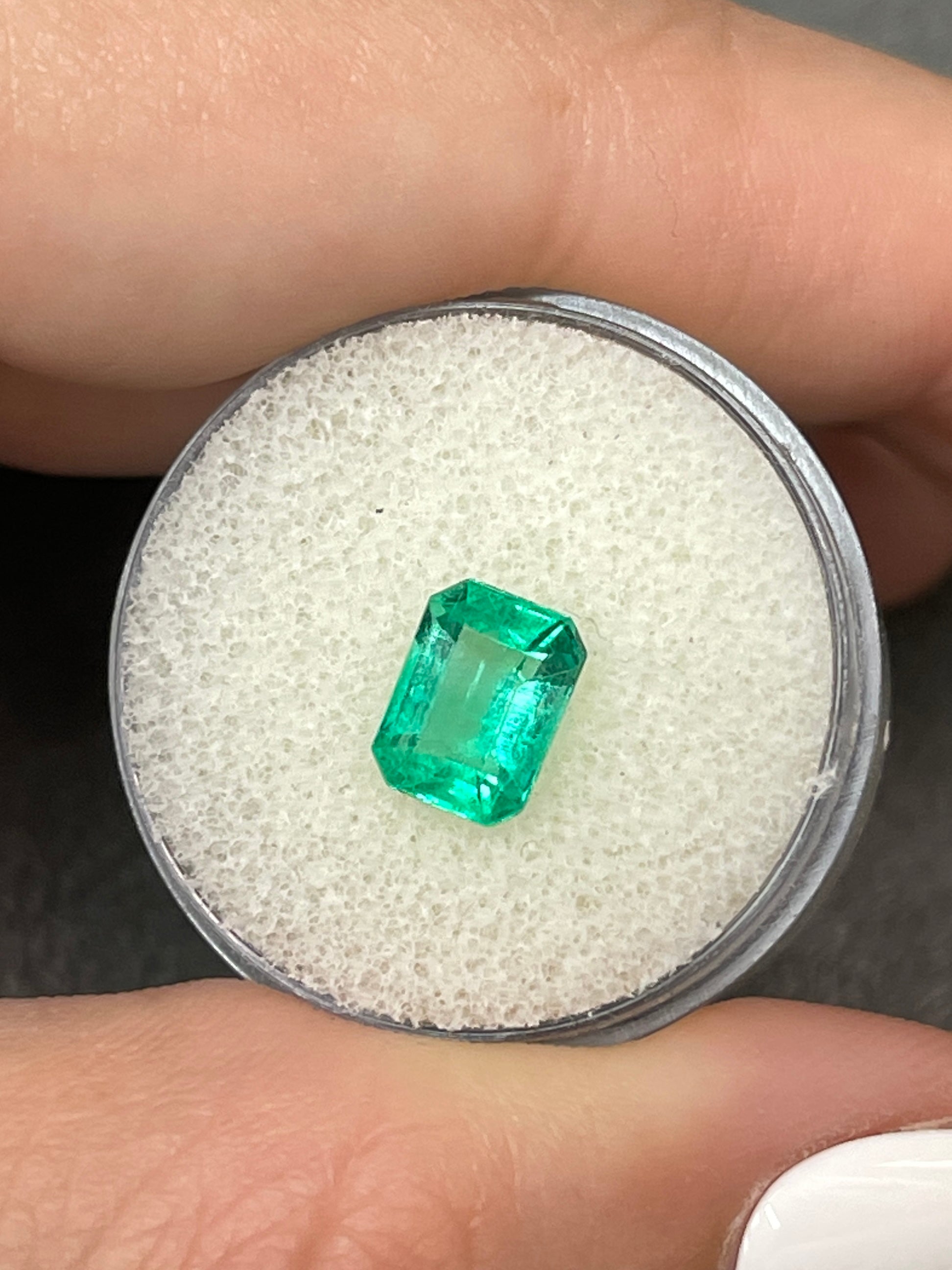 Colombian Emerald - 1.80 Carat of Vibrant Green Beauty