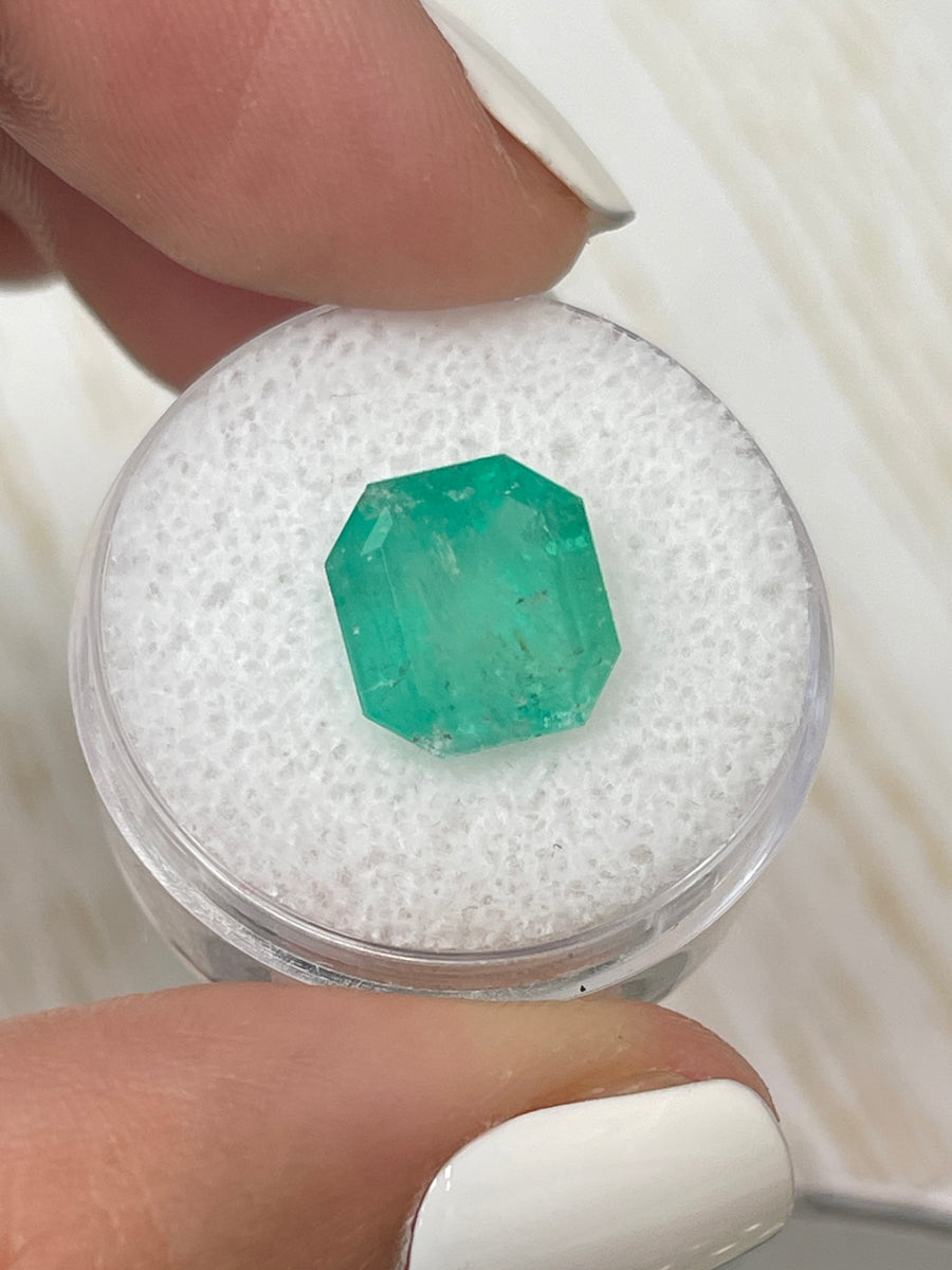 Earthy 11x10 Colombian Emerald - Loose Gemstone, 5.29 Carats