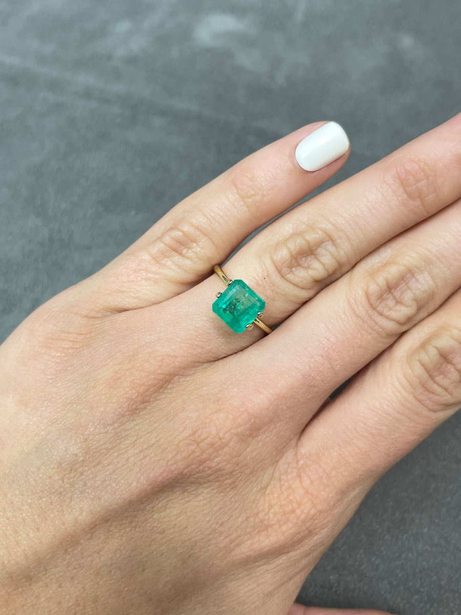 Asscher Cut 2.39 Carat Colombian Emerald - Loose Precious Stone