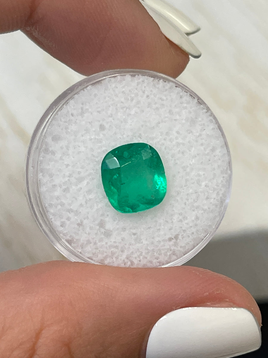 9.5x9mm Colombian Emerald - Stunning 2.49 Carat Loose Stone