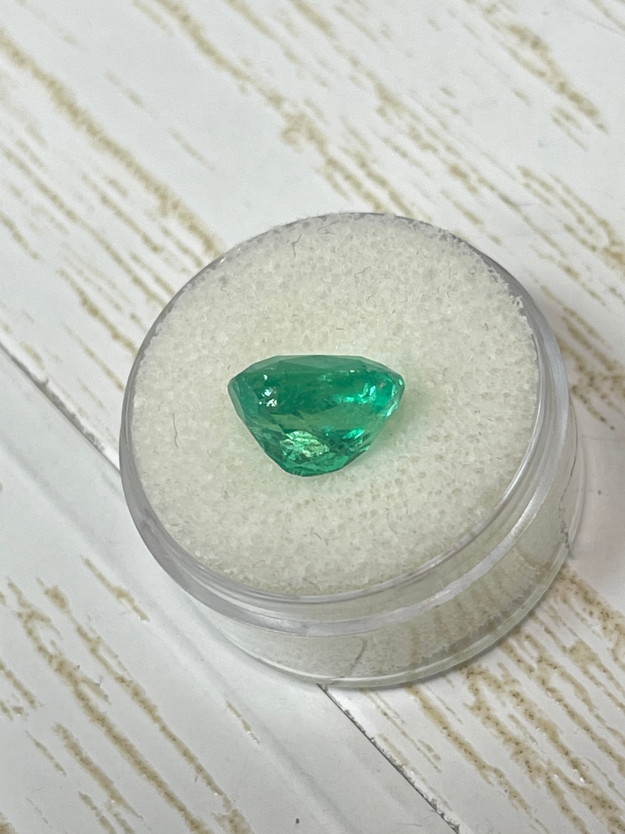 5 cushion cut loose emerald gemstone