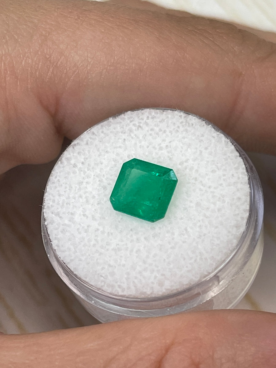 Asscher Cut 1.84 Carat Colombian Emerald - Unmounted Gem