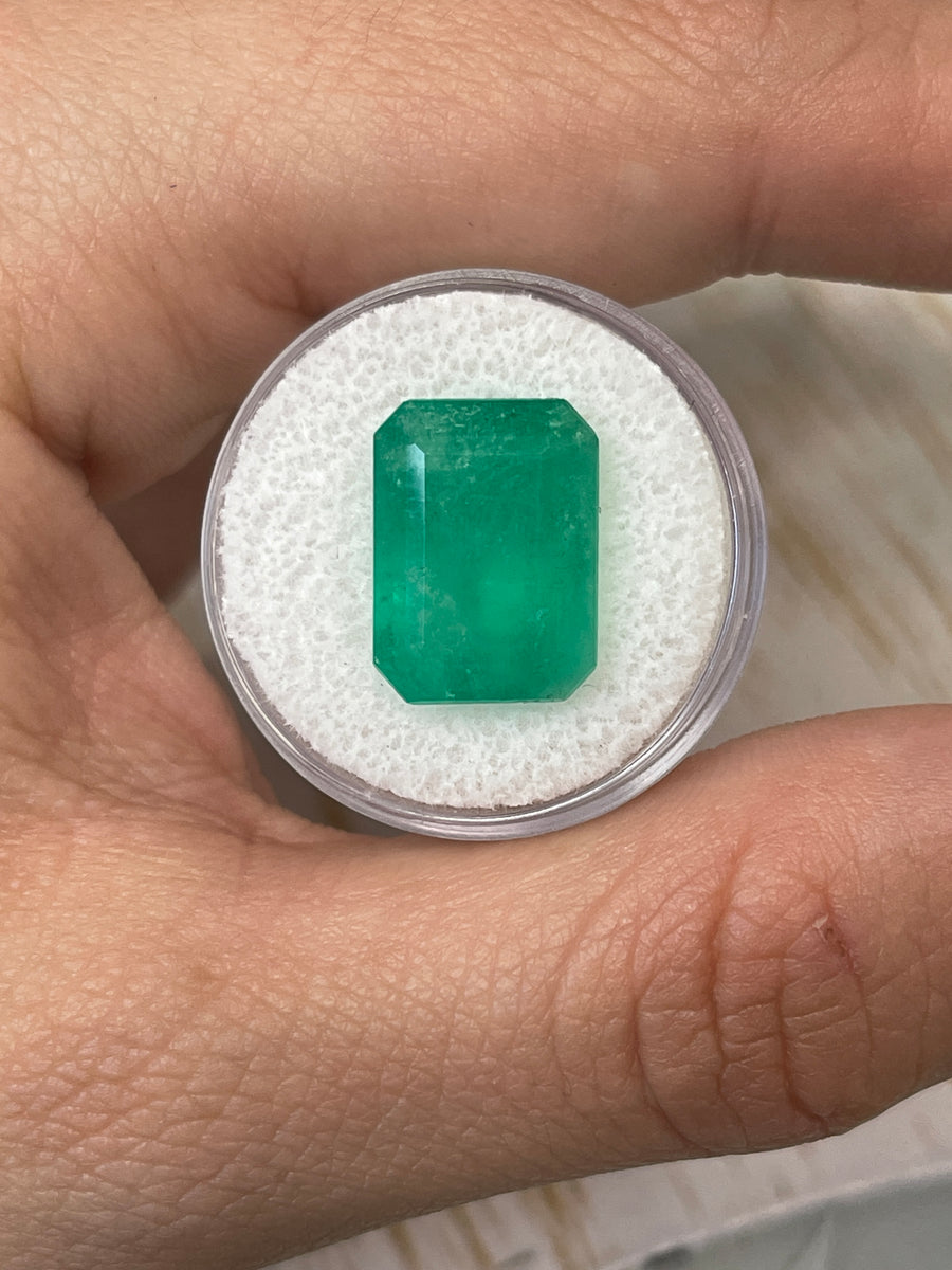 Emerald Cut Loose Colombian Emerald - 10.03 Carat Fine Natural Gemstone
