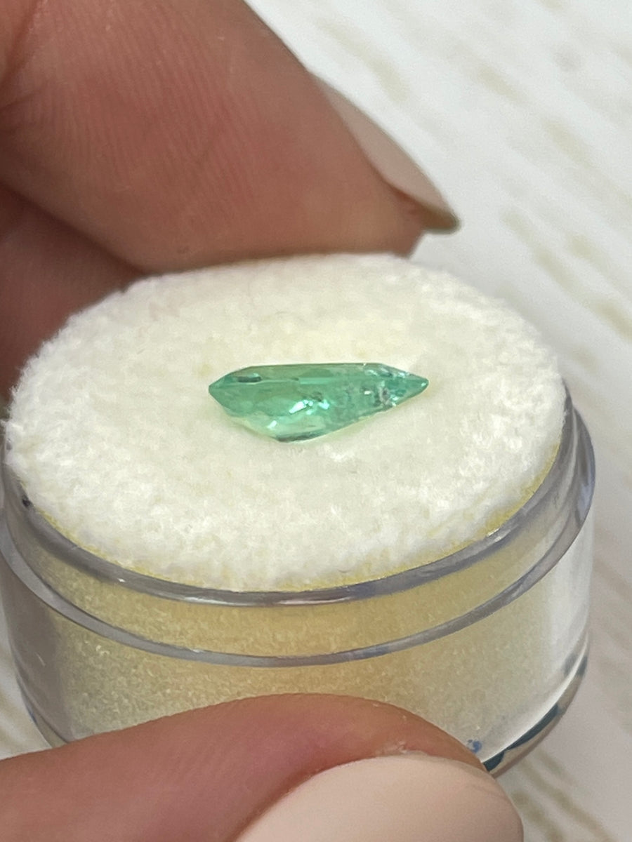 Colombian Emerald - 1.34 Carats of Exquisite Spready Green Hue