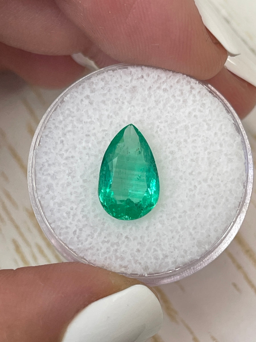 Emerald Gemstone - 2.52 Carat Loose Colombian Stone in Radiant Green