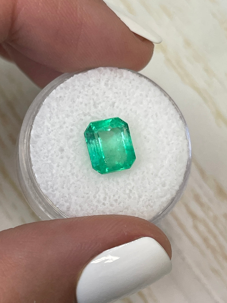 2.91 Carat Loose Colombian Emerald - Brilliant Emerald Cut