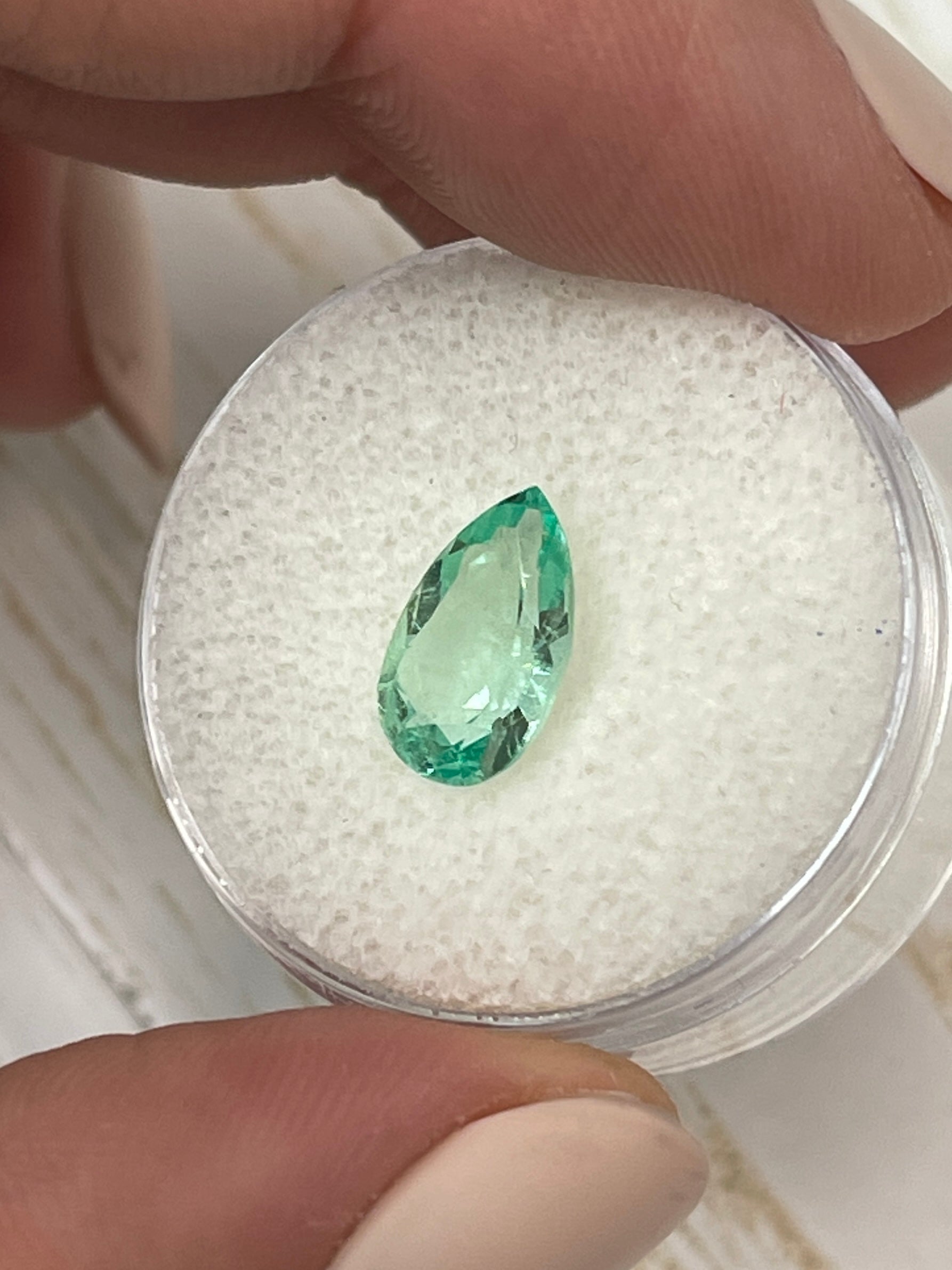 A Brilliant 50 Carat Pear-Cut Colombian Emerald - Unearthed Beauty