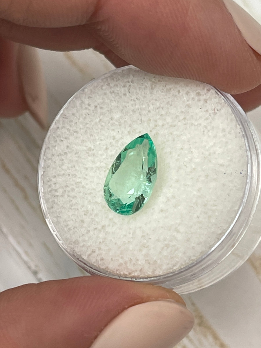 A Brilliant 50 Carat Pear-Cut Colombian Emerald - Unearthed Beauty