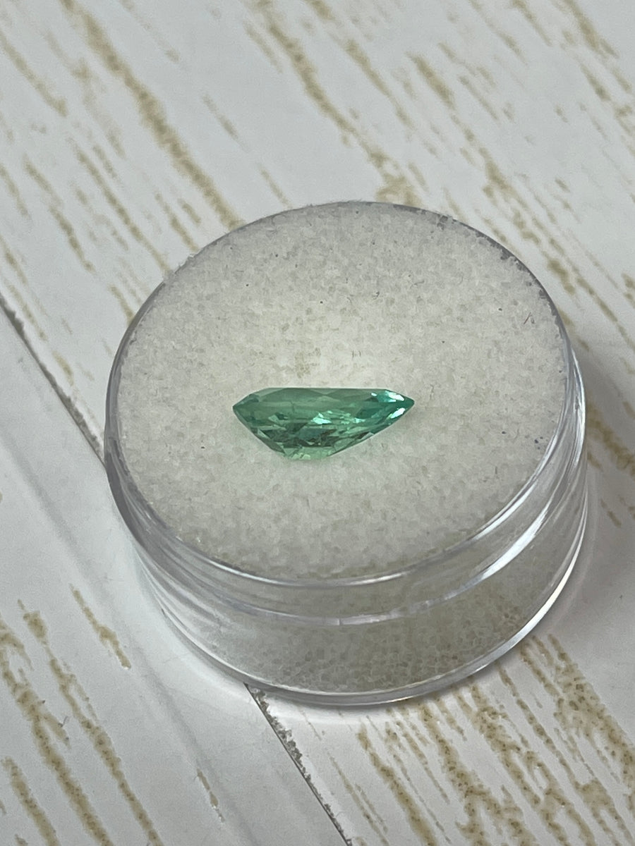 50 Carat Colombian Emerald in Pear Cut - Nature's Perfection