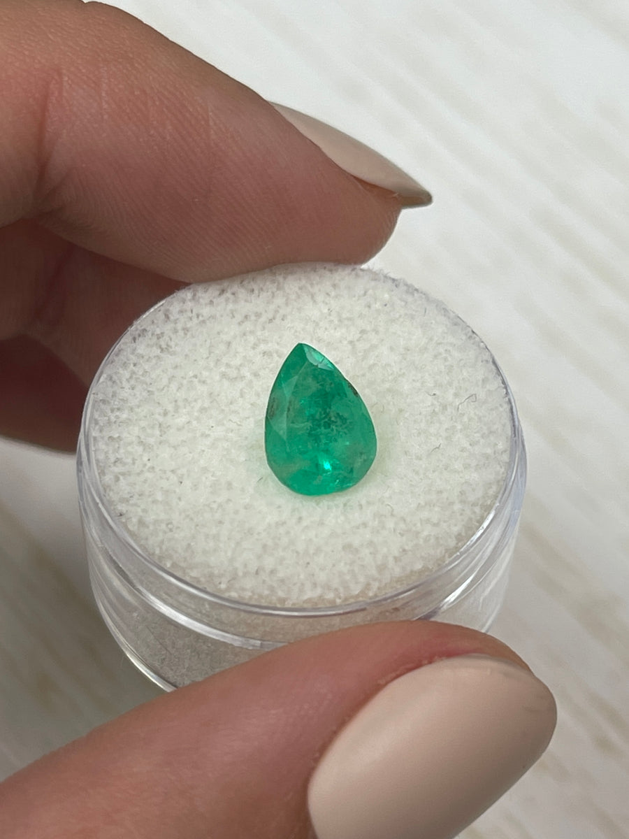 Spring Green Pear-Cut Colombian Emerald - 1.81 Carat Loose Stone