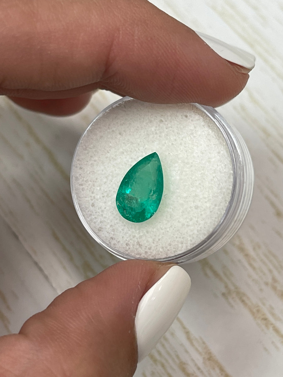 Captivating 2.71 Carat Green Colombian Emerald - Imperfections Add Charm