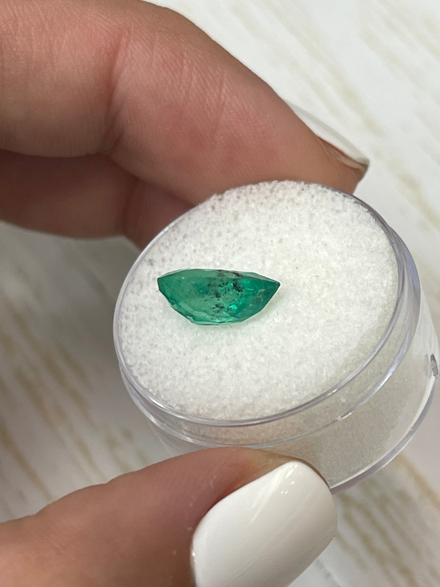 2.77 Carat Colombian Emerald - Beautifully Imperfect Pear Cut
