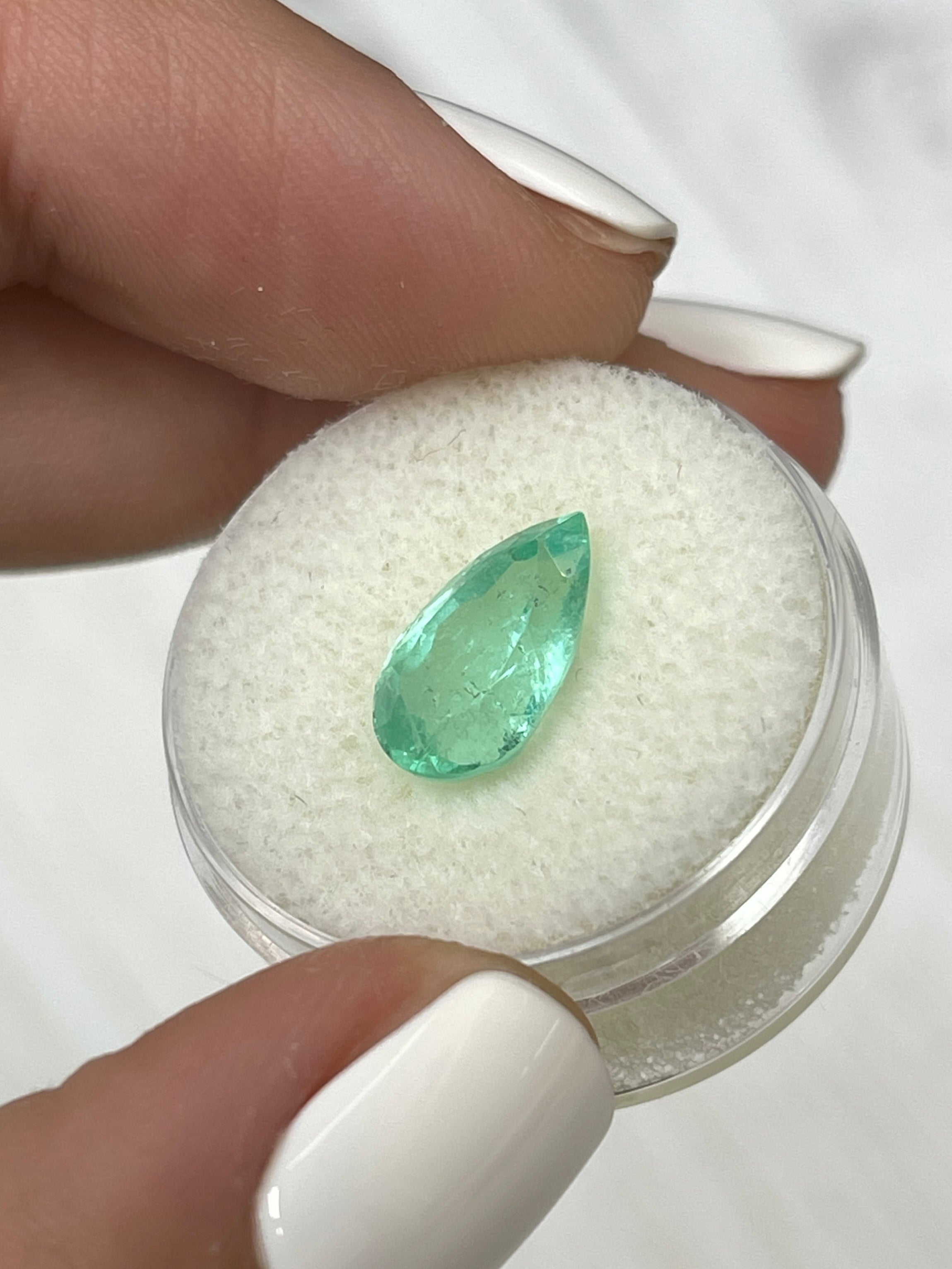 Beautifully Shaped 3.05 Carat Colombian Emerald