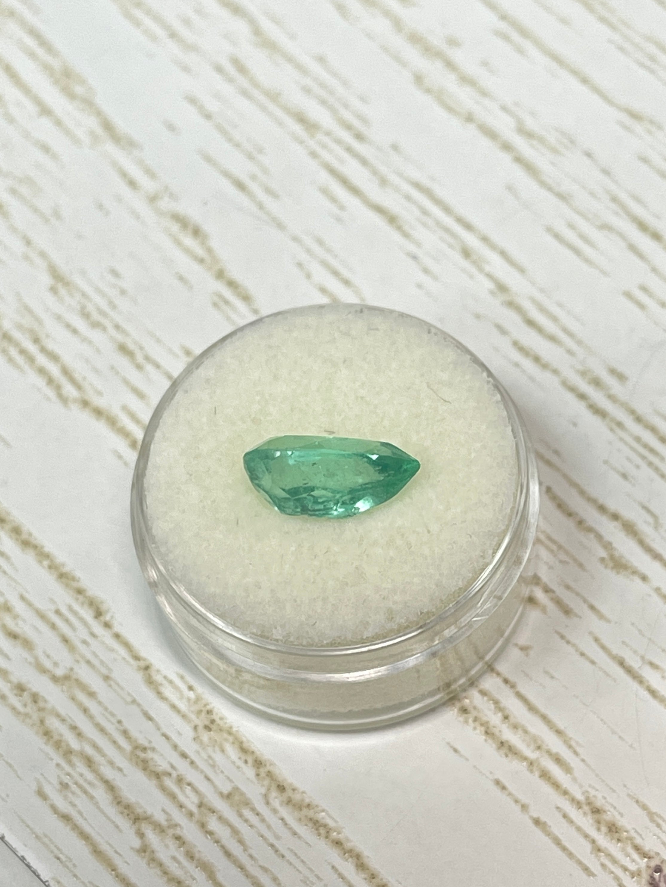 3.05 Carat Genuine Colombian Emerald - Light Green Hue