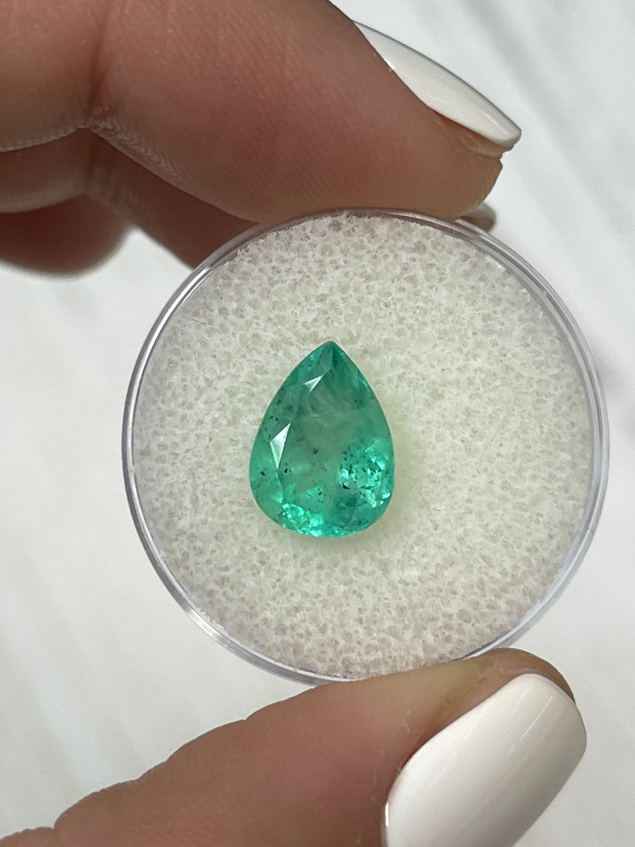 11x8mm Natural Colombian Emerald - Freckled Beauty