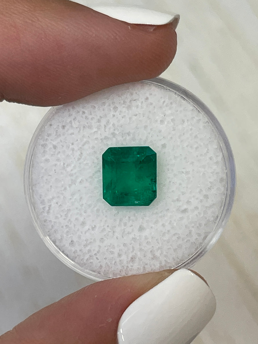 8x7.5 Muzo Green Colombian Emerald - 2.32 Carat, Asscher Shape