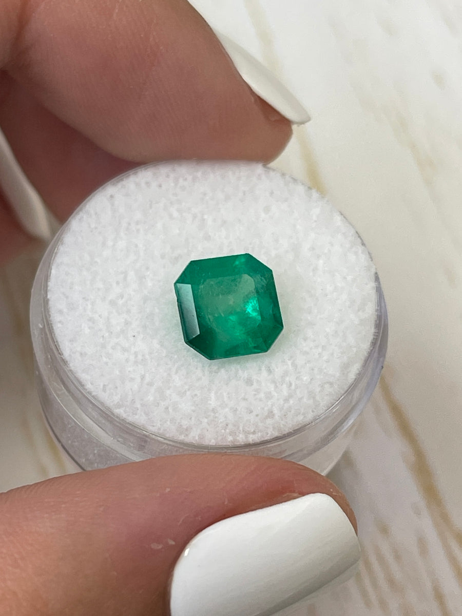 2.55 Carat Loose Colombian Emerald - Vibrant Green from Muzo Fores