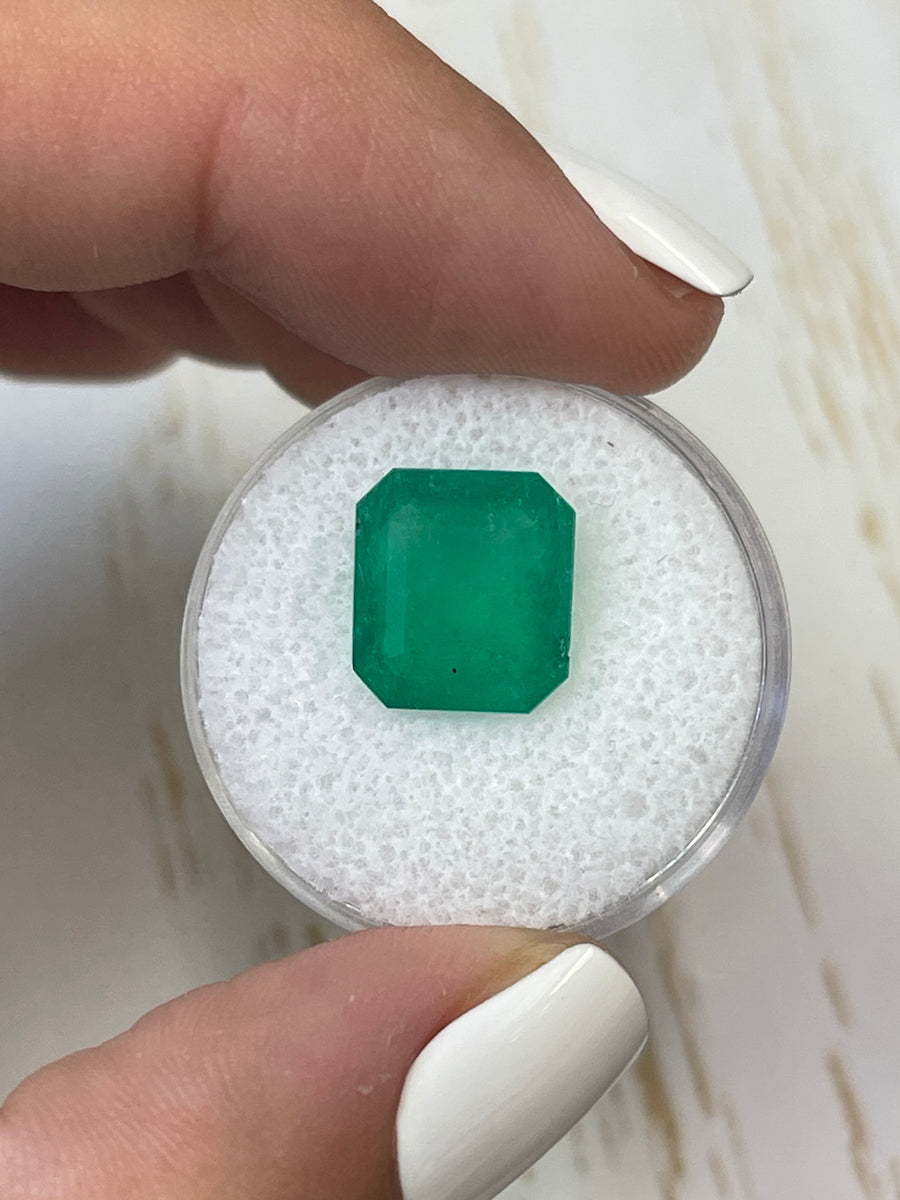 Emerald Cut 4.56 Carat Colombian Emerald Gem - Loose Stone