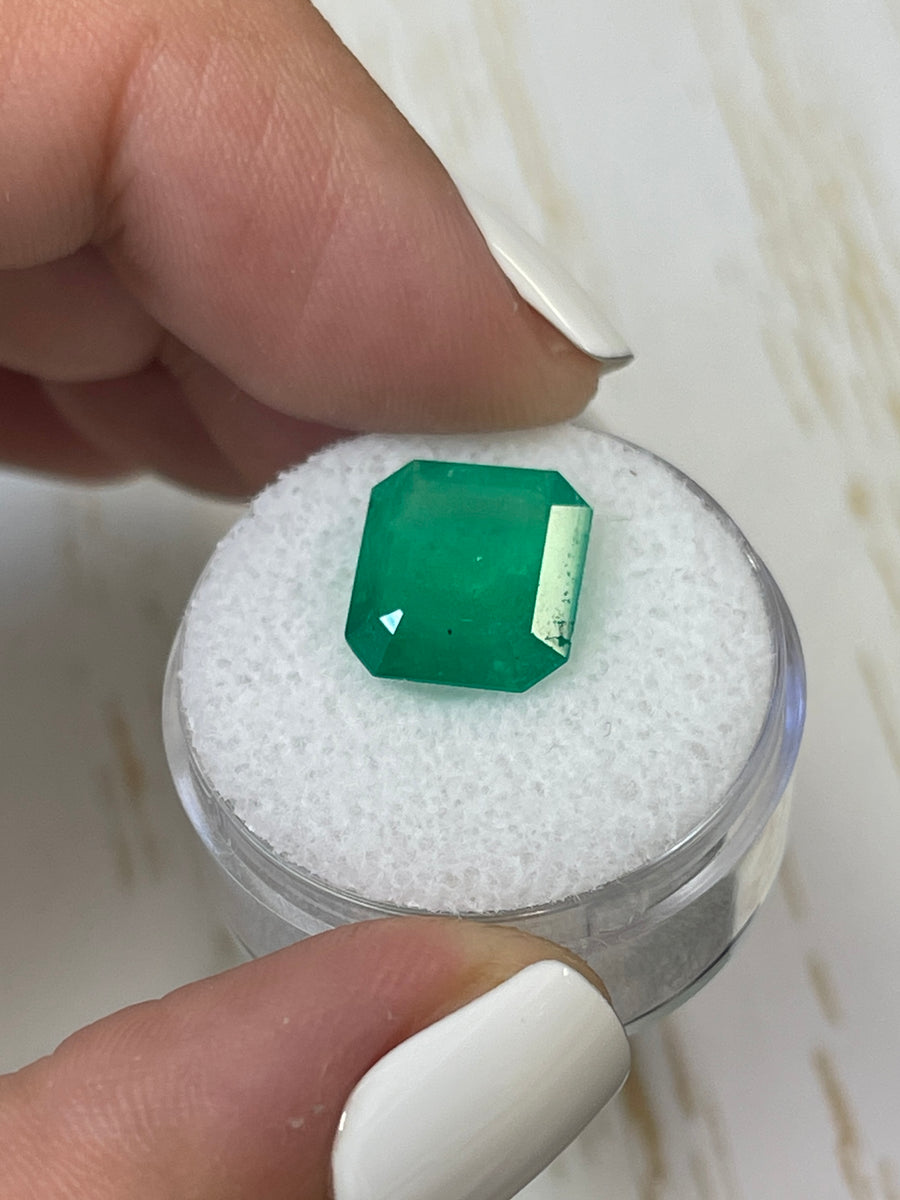 11.5x10.5mm Colombian Emerald - Genuine 4.56 Carat Loose Gem