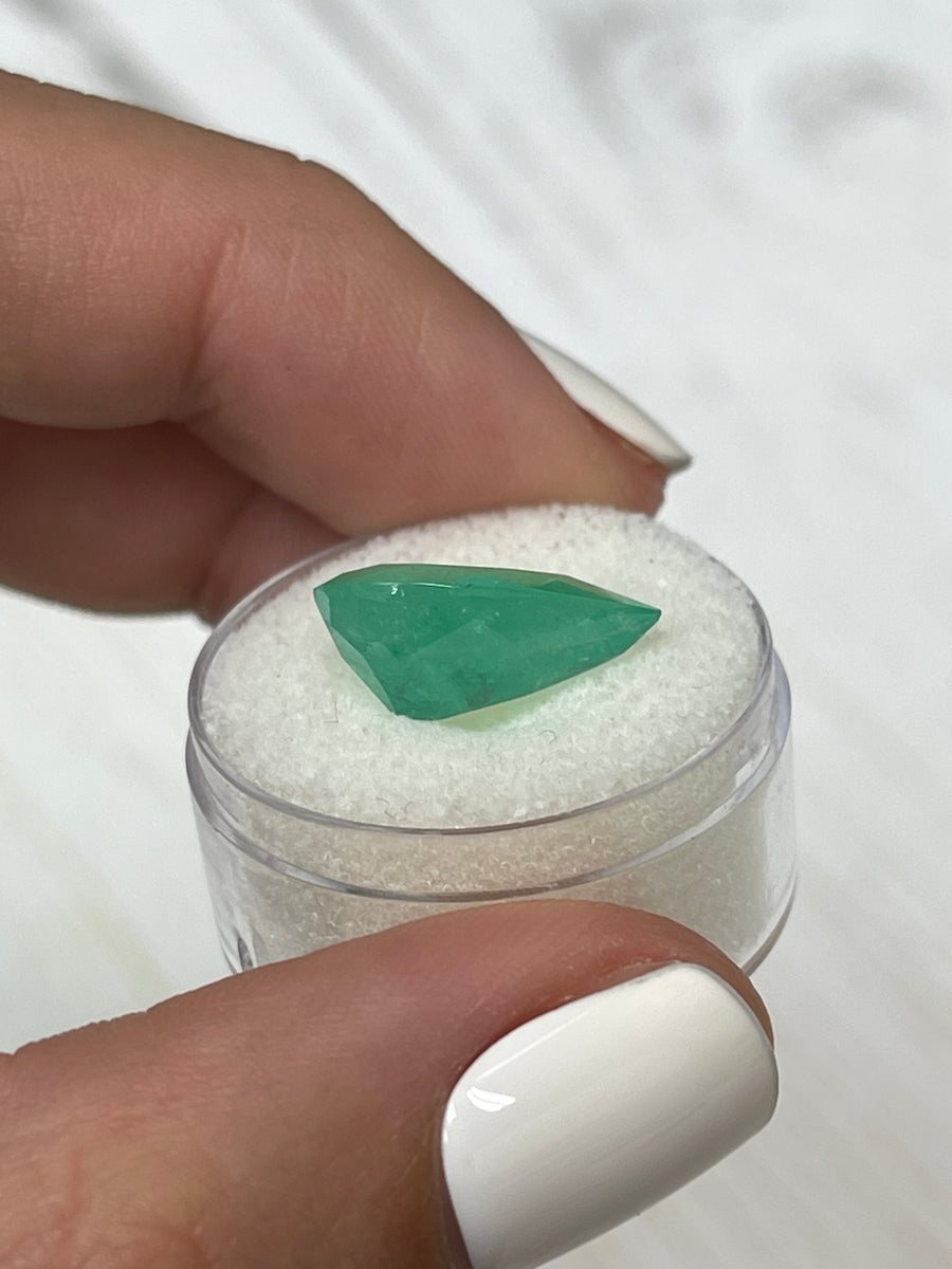 Pear-Cut Colombian Emerald - Size 5.62 Carats