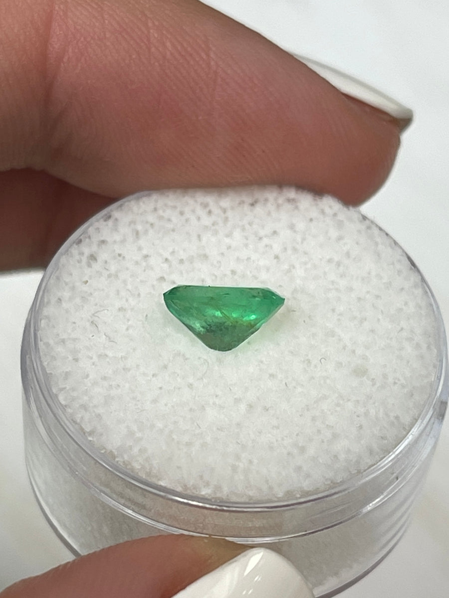 Radiant Yellow-Green Loose Emerald - 19 Carat - Colombian Origin