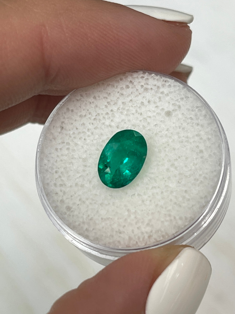Premium Quality 20 Carat Dark Green Colombian Emerald