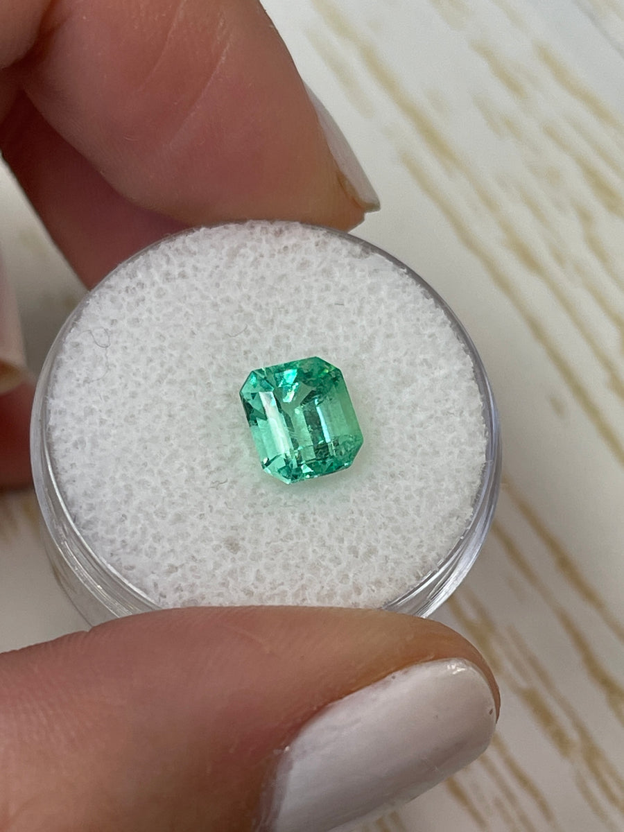 Radiant 1.66 Carat Emerald Cut Colombian Emerald - VS Clarity