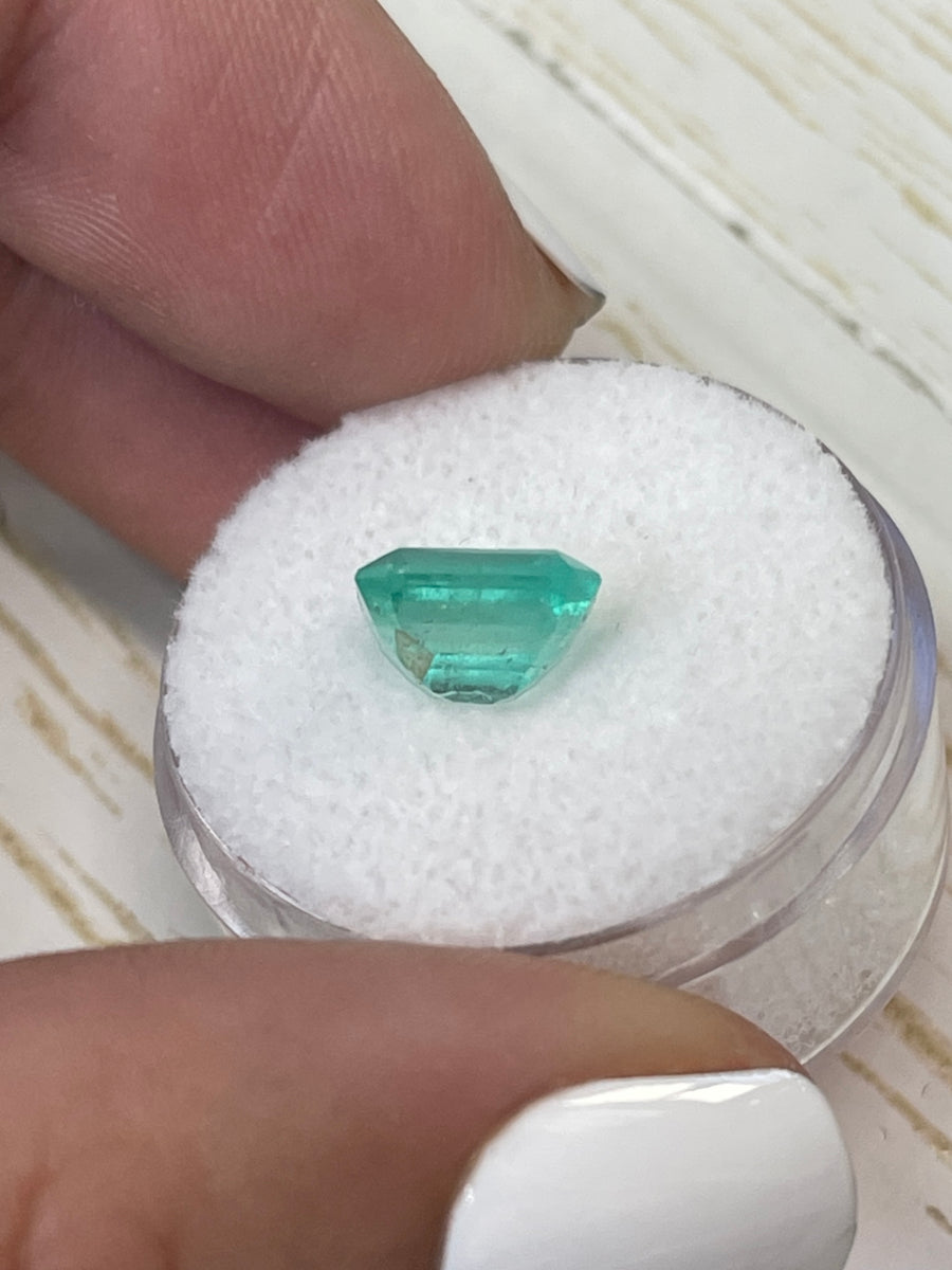 2.70 Carat Natural Colombian Emerald - Radiant Emerald-Cut Gemstone