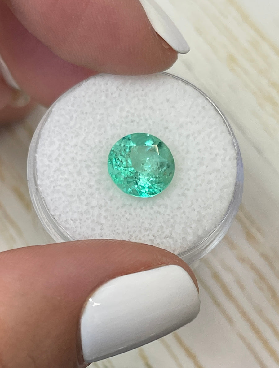 Natural Colombian Emerald - 2.50 Carat Bright Green Gem