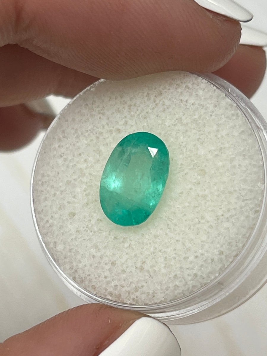 Natural Loose Colombian Emerald - 11x7 Oval Shape - 2.83 Carats