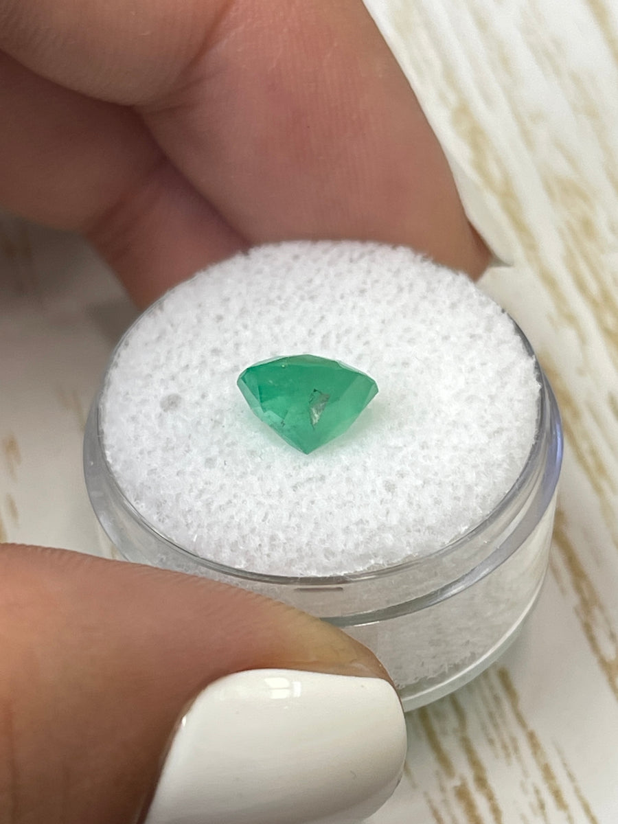8.6x8.6mm Colombian Emerald - 2.16 Carat Genuine Round Stone