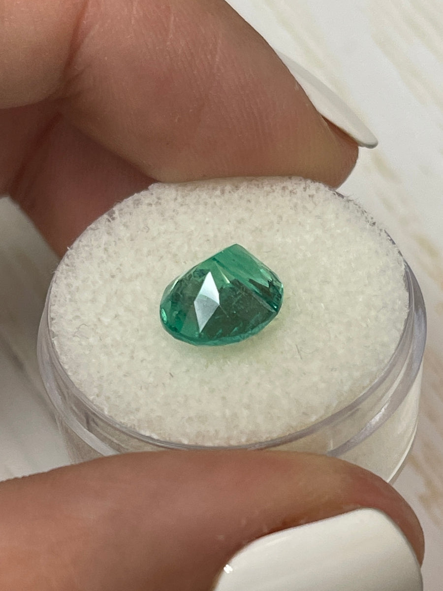 Gorgeous Bluish Green Oval Emerald - 3.33 Carats