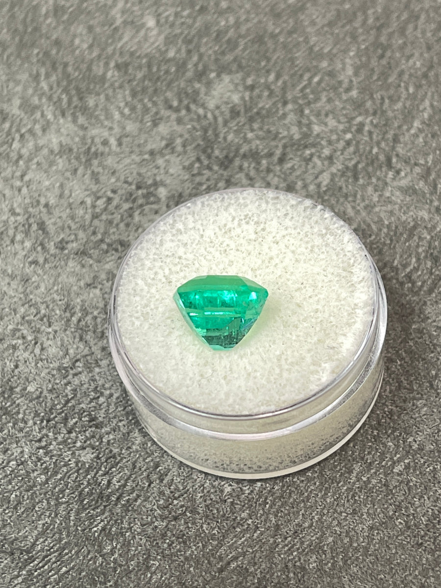 Natural Loose Colombian Emerald - 9x9 Asscher Cut