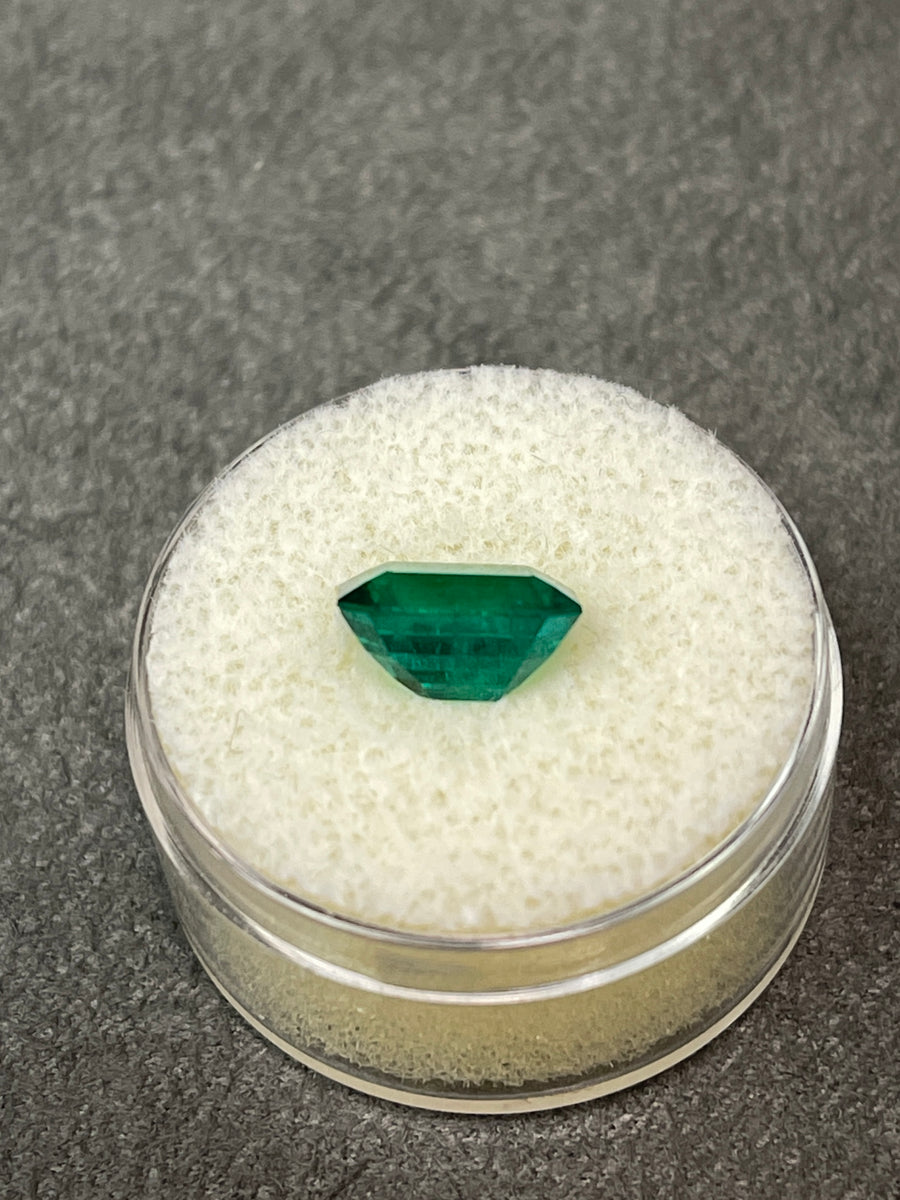GIA Certified Colombian Emerald - 2.51 Carat Natural Green Gem, Vivid Dark Hue, Emerald Cu