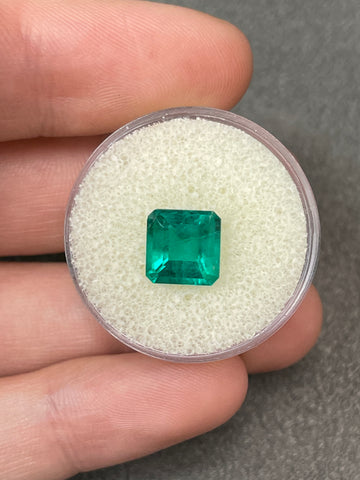 Asscher-Cut Colombian Emerald - 2.68 Carats - Unmounted Natural Gem