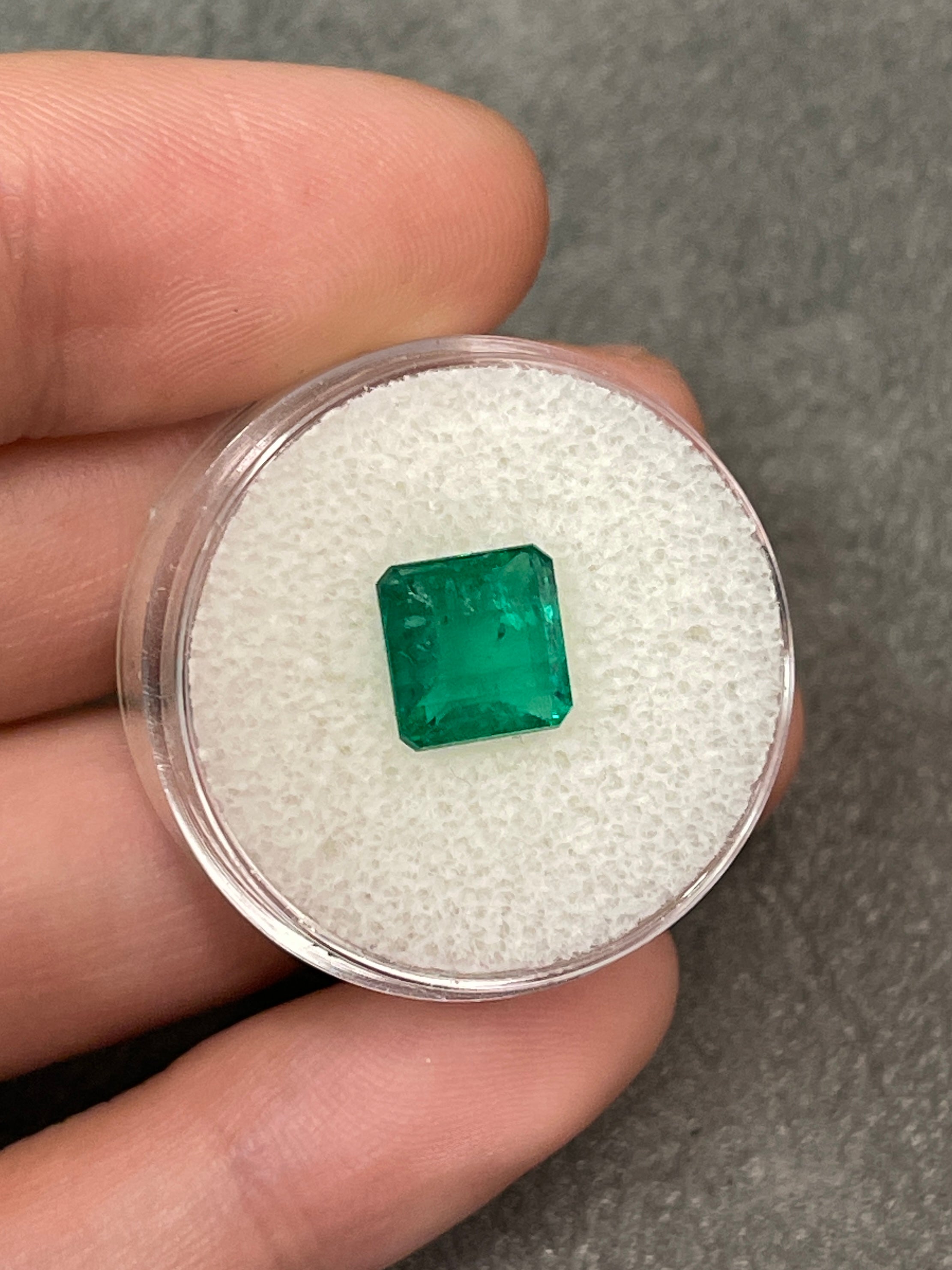 2.70 Carat Colombian Emerald - Genuine Loose Emerald with Emerald Cut