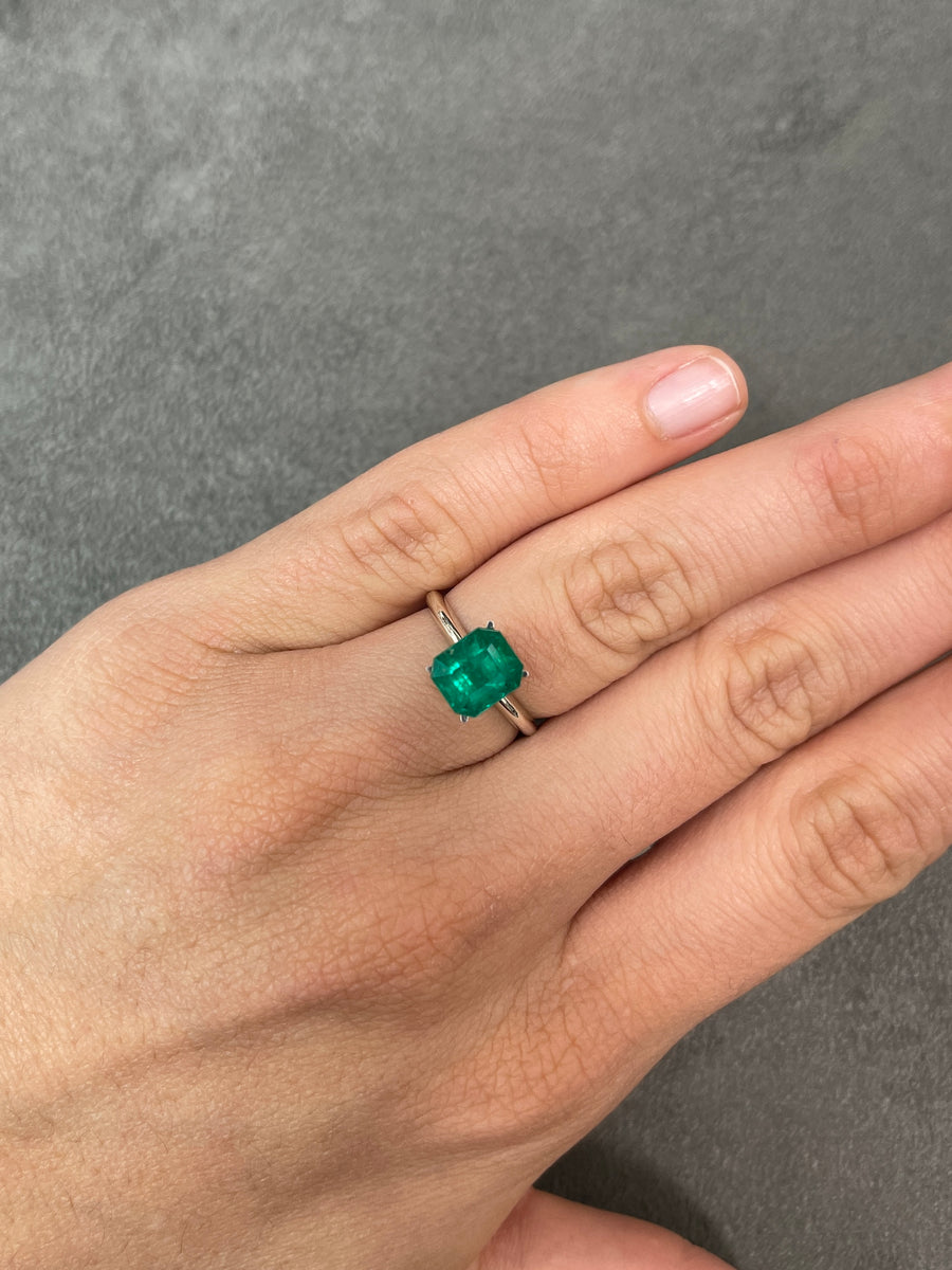 Emerald Cut 2.80 Carat Colombian Emerald - Unmounted Gem