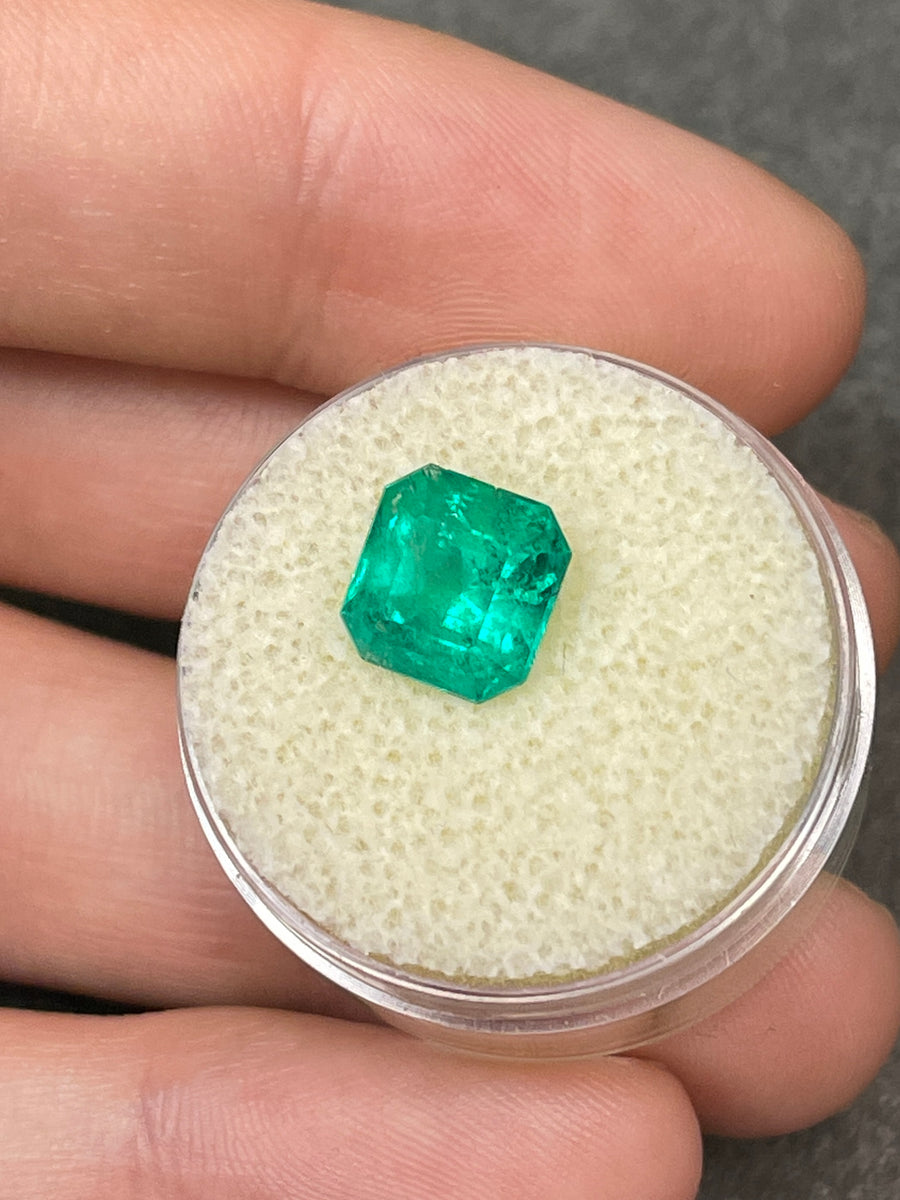 Natural Colombian Emerald - Rich Medium Green - 2.95 Carat Loose Gem