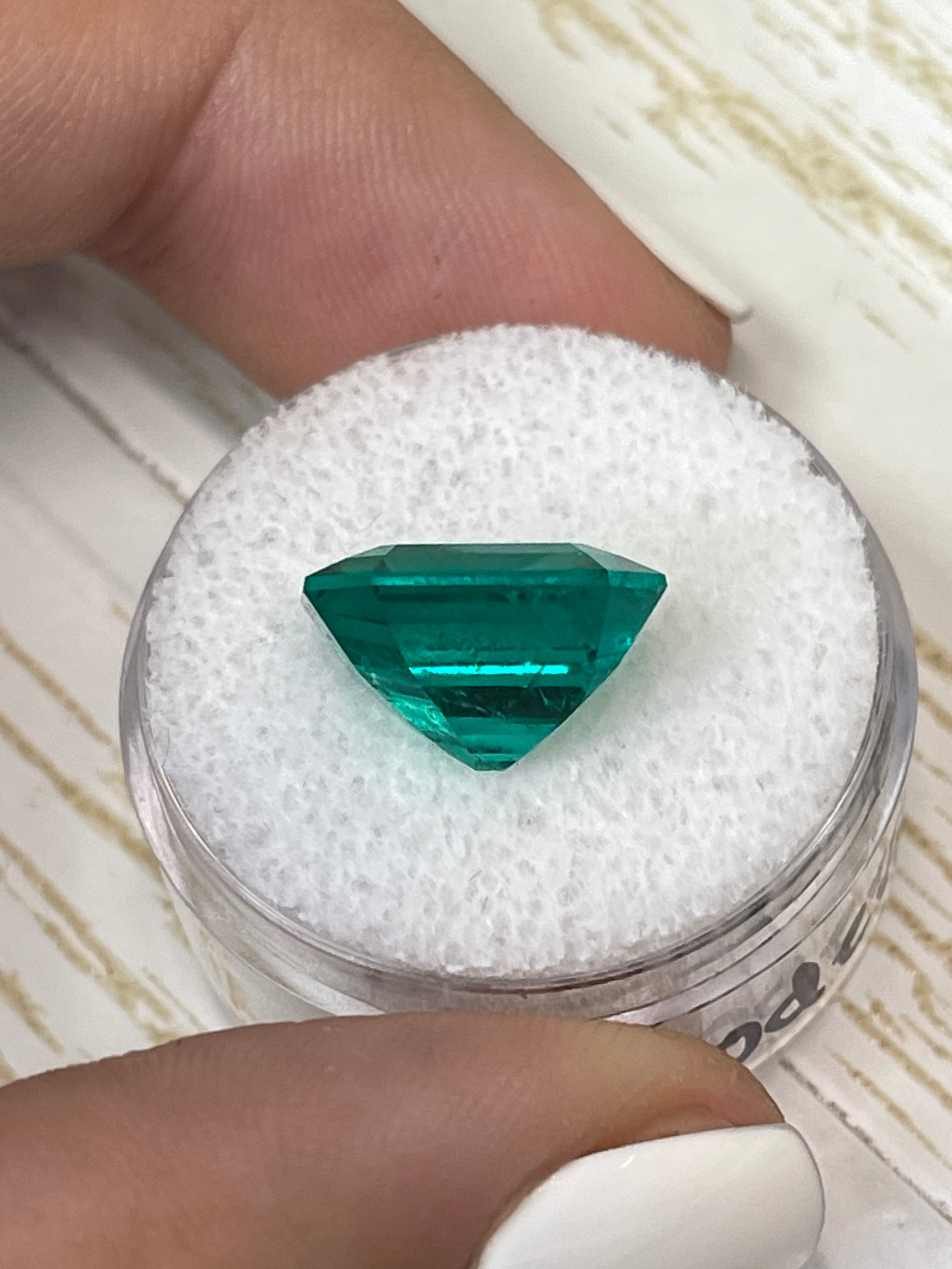 7.51 Carat GIA Certified 13x12 Investment Quality Natural Loose Colombian Emerald- Emerald Cut - JR Colombian Emeralds