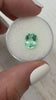 2.10 Carat 9x7 Freckled Sea Foam Green Natural Loose Colombian Emerald-Oval Cut