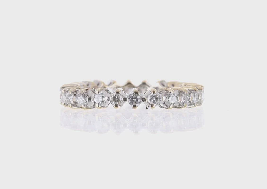 1.0tcw Diamond Wedding Band Diamond Eternity Ring video