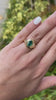 1.55ct Top AAA 18K Natural Emerald-Oval Cut Solitaire Solid Gold Men's Ring