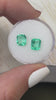 2.67tcw 7x6 Matching Vibrant Green Loose Colombian Emeralds-Emerald Cut