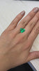 Minor Oil Inclusion Heart-Cut Colombian Emerald - 4.12 Carats of Green Beauty