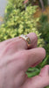 1.32tcw Natural Diamond Three Stone Men's 14K Gold Ring