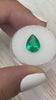 3.26 Carat 12x8 Fine Green Natural Loose Colombian Emerald-Pear Cut