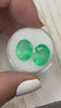 9.81tcw 13x10 Matching Loose Colombian Emeralds-Oval Cut