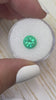 2.56 Carat 8x8 Medium Green Natural Round Loose Colombian Emerald