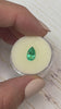 1.19 carat Elongated Green Natural Loose Colombian Emerald-Pear Cut